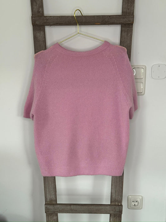 Kurzärmeliger Strickpullover Emira